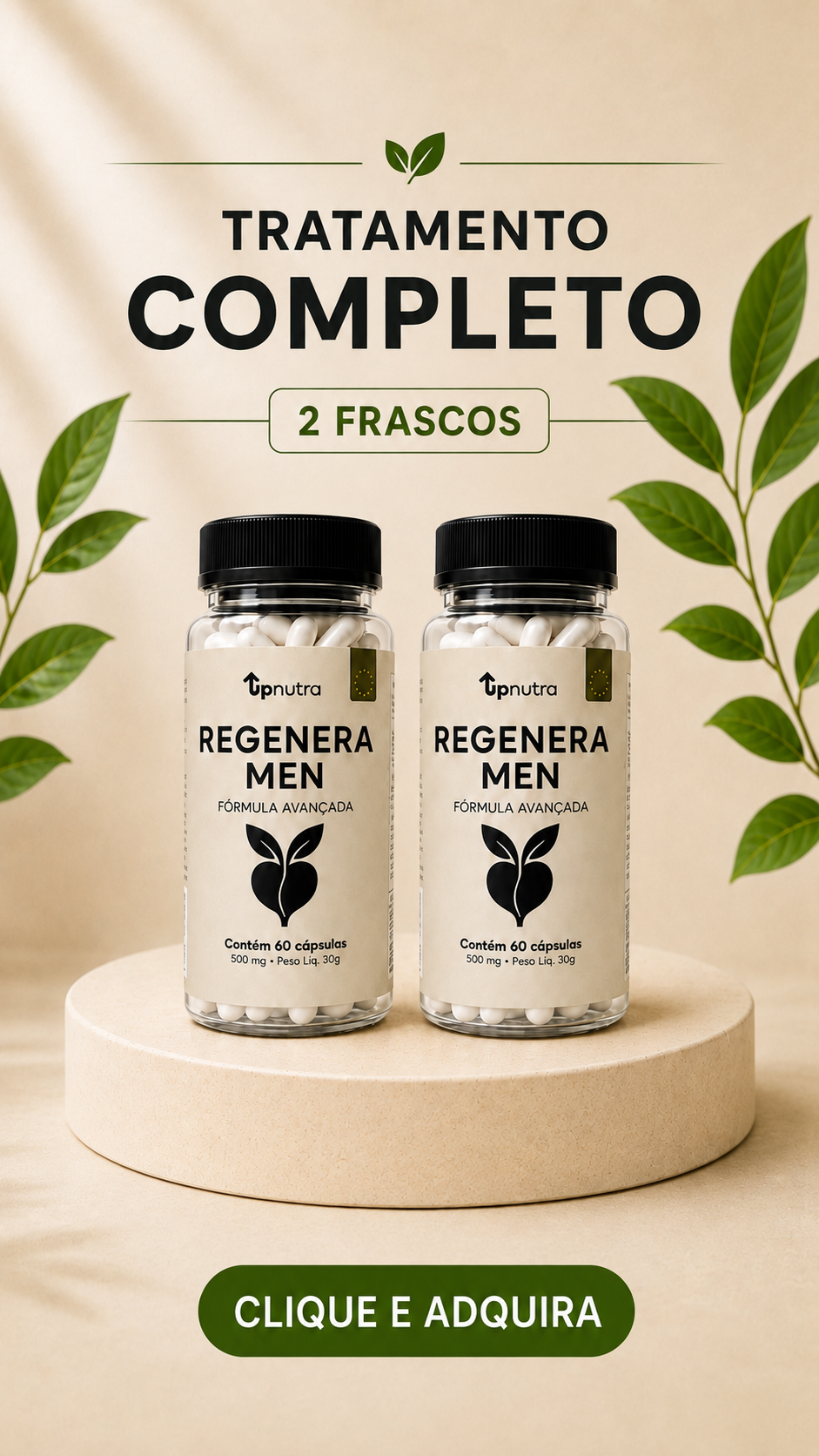 Oferta Regenera Men com 2 potes