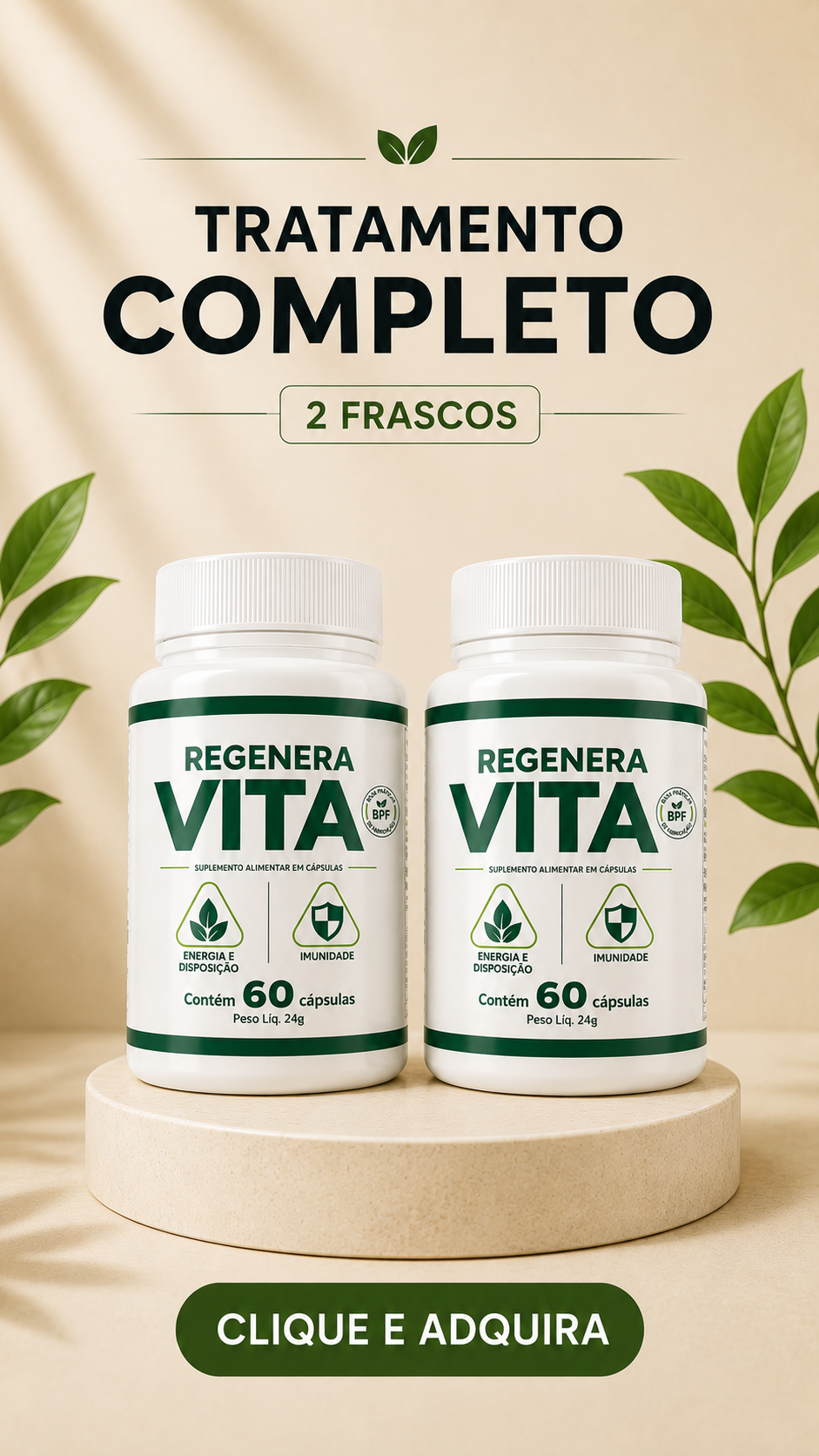 Oferta Regenera Vita com 2 potes
